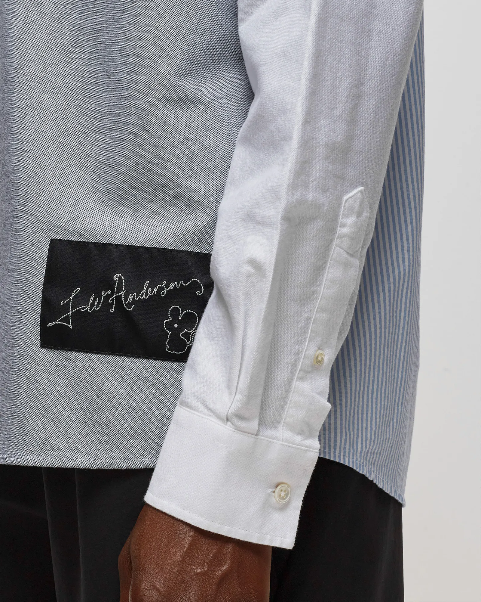 JW Anderson CLASSIC FIT PATCHWORK SHIRT