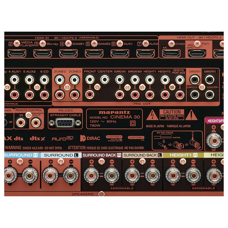 Marantz Cinema 30 Argent/or