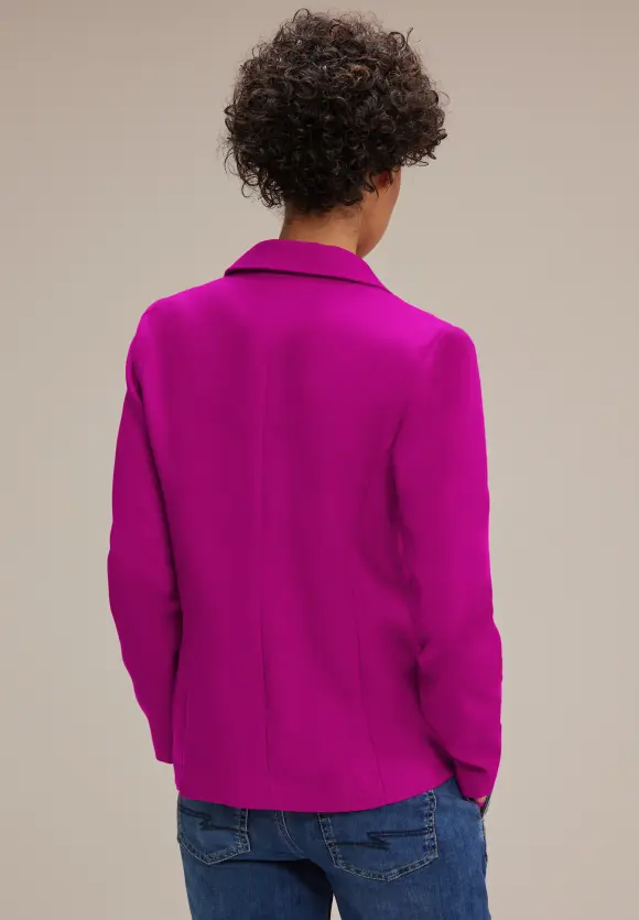 Twill Blazer - bright cozy pink