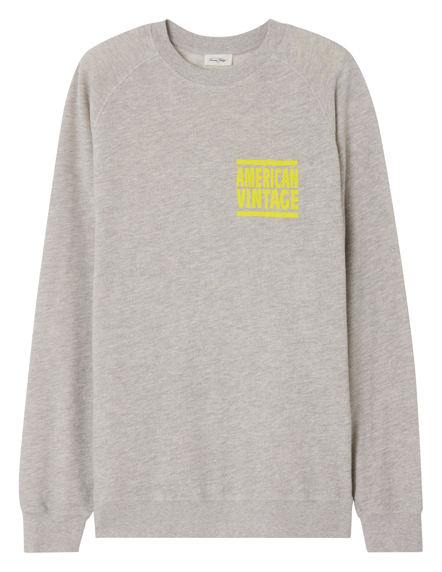 ZOFBAY - Sweat droit col rond sérigraphié en coton mélangé | Gris