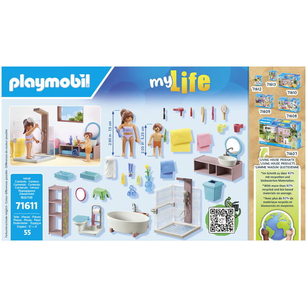 PLAYMOBILPLAYMOBIL   My Life 71611 Badezimmer