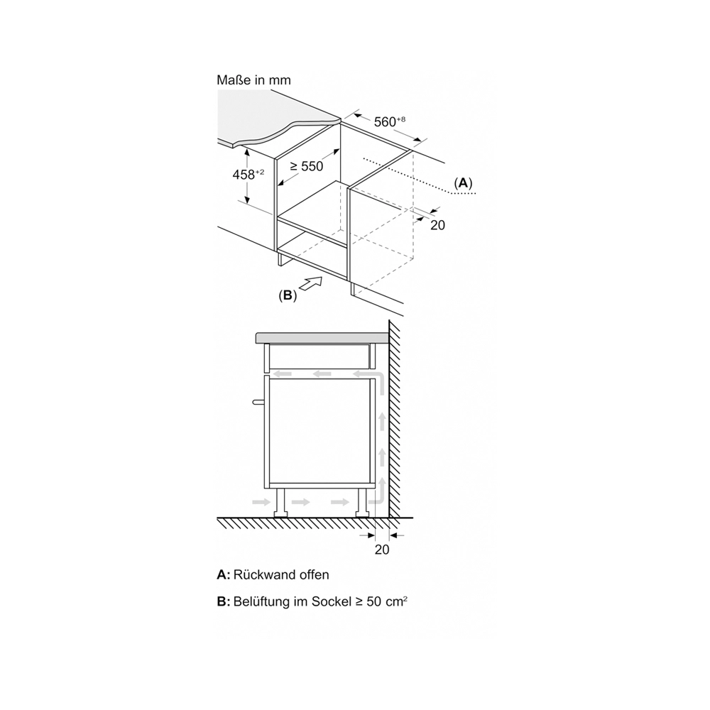 Siemens CM585AGS1 Einbau-Mikrowelle