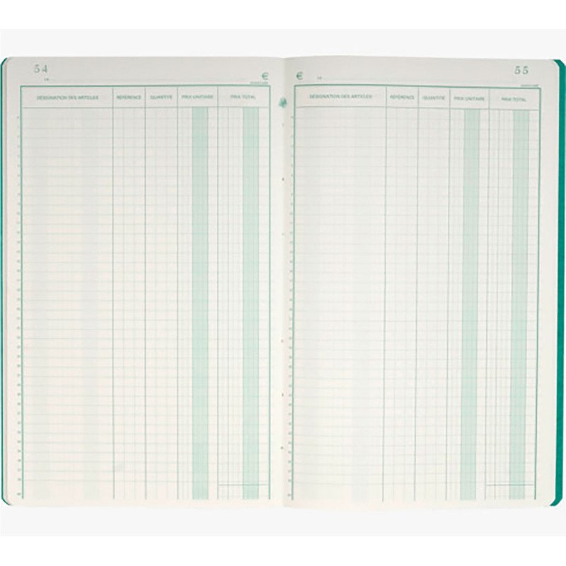 Piqûre 'Livre d'inventaire' 320 x 195 mm 80 pages