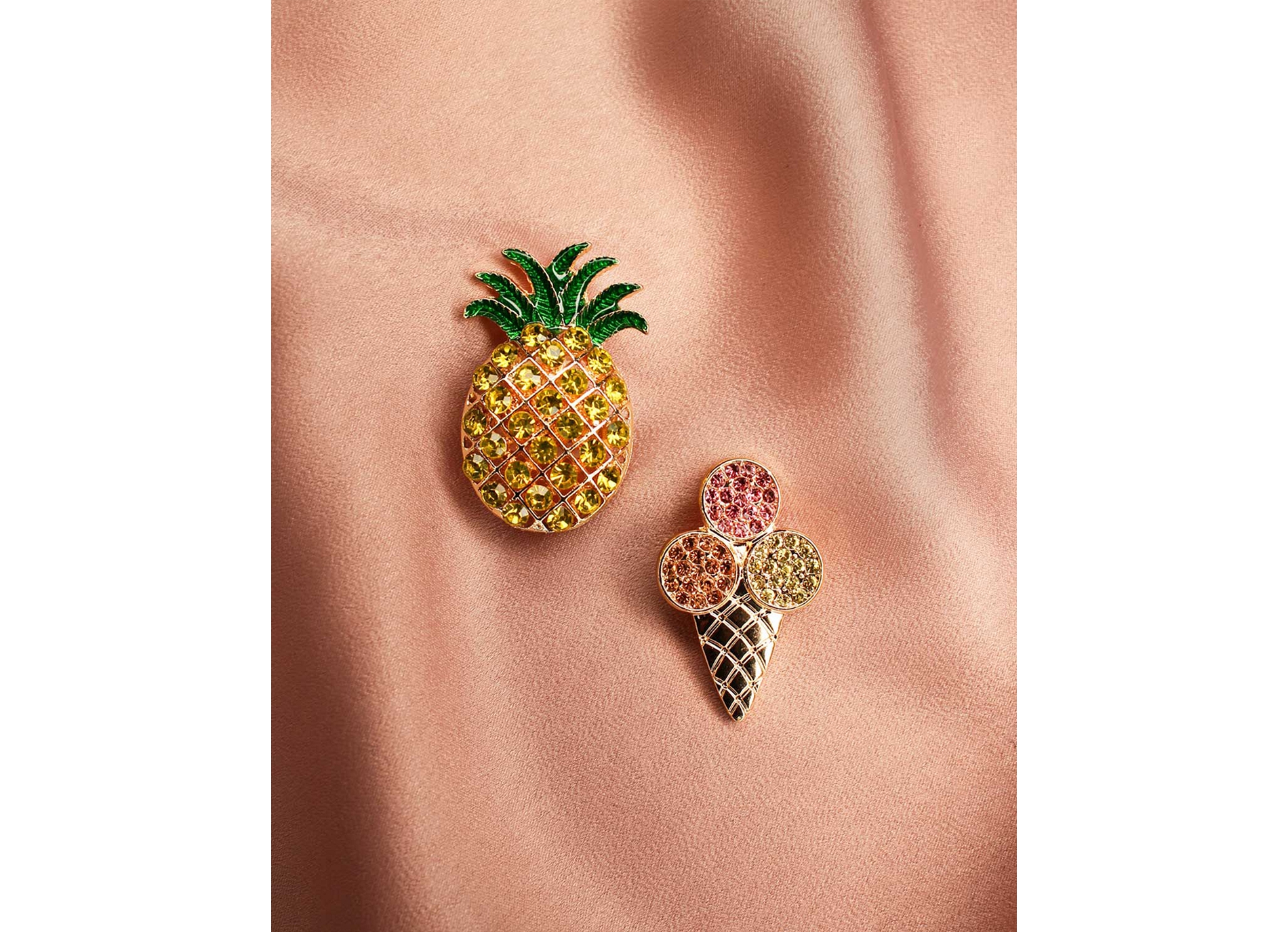 Bijou ananas glace multicolore