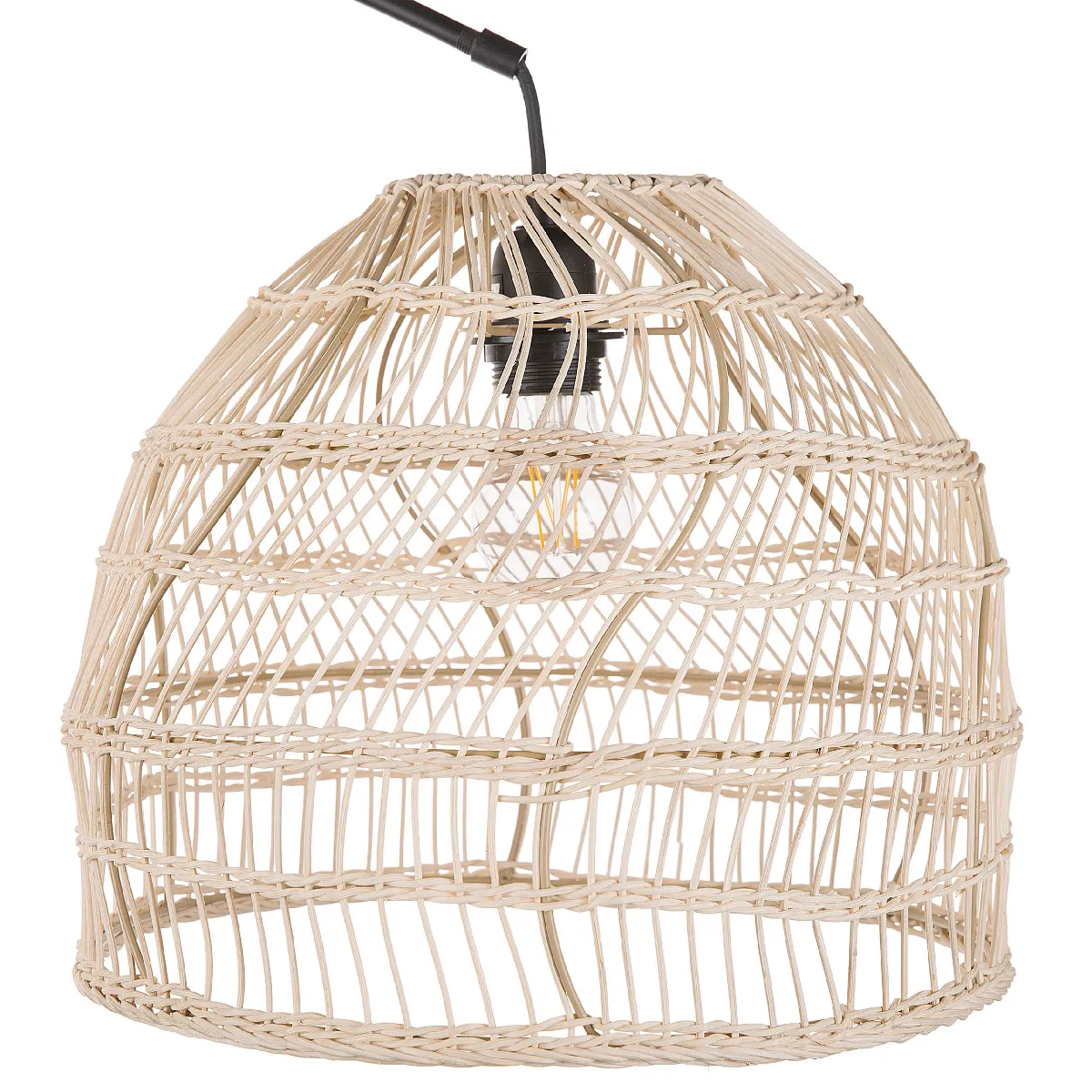 Beliani Lampadaire GUAVIARE - Rotin Beige