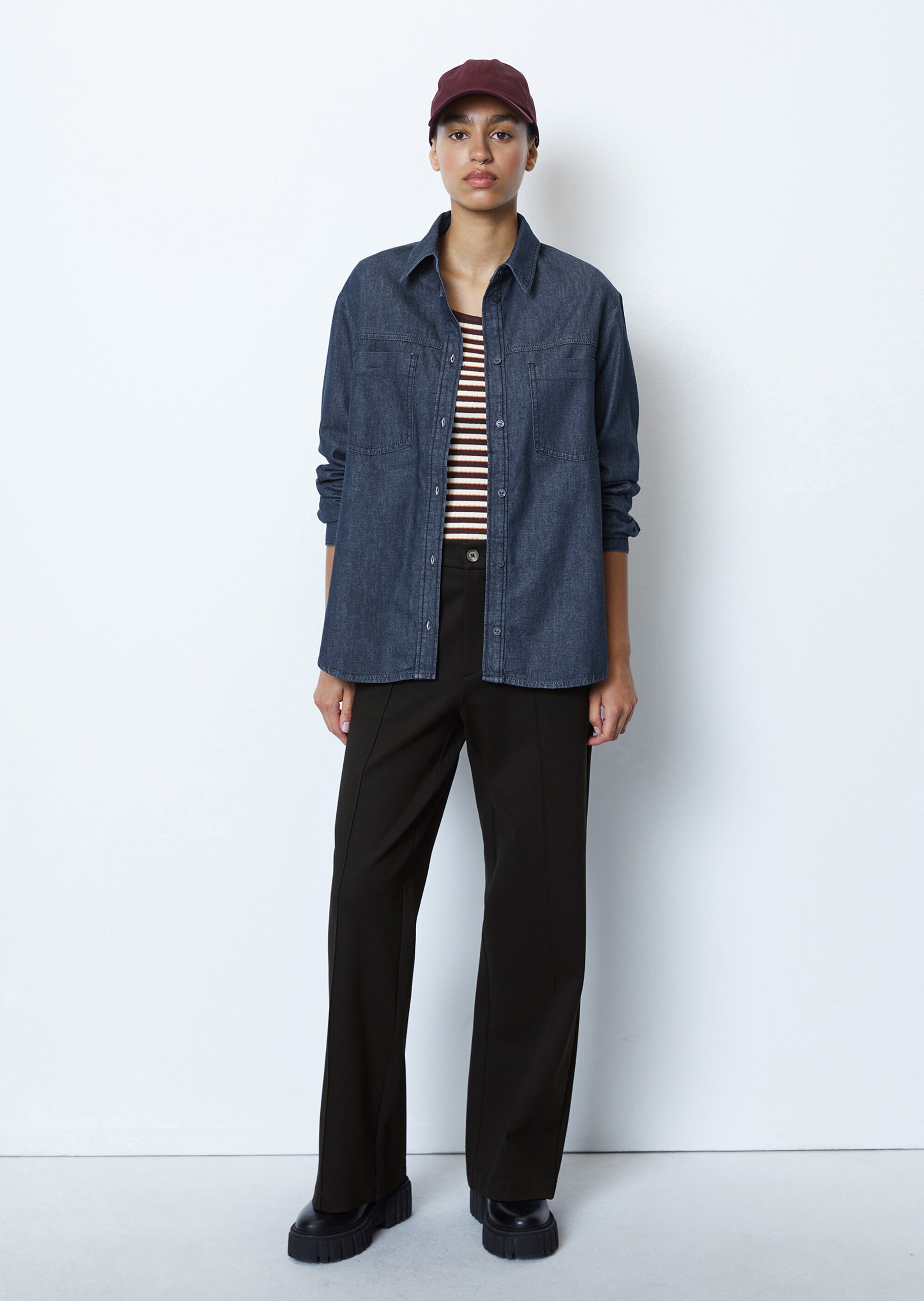 Jeanshemd regular aus reinem Organic Cotton