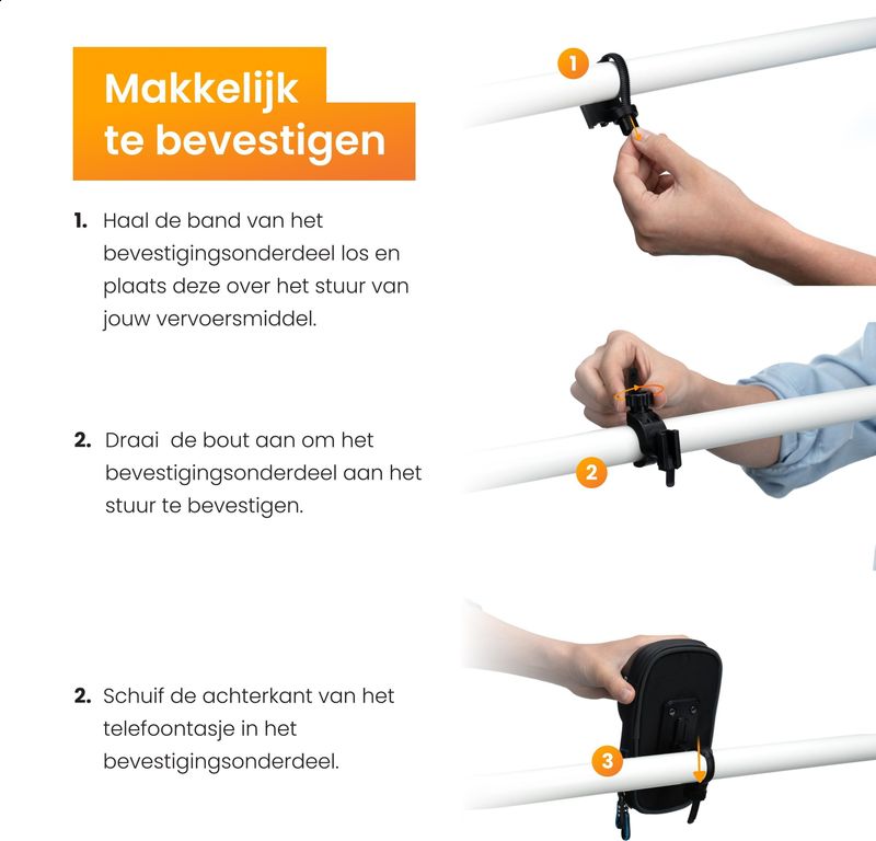 R2B® Bevestigingsonderdeel voor fietshouder model Leiden
