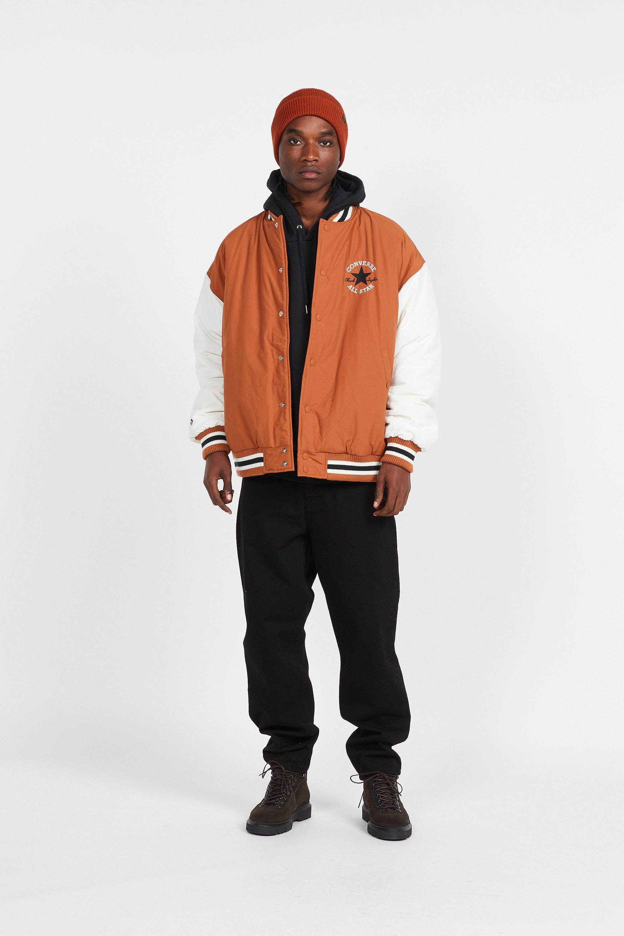 CONVERSE Veste  ALL STAR VARS Marron