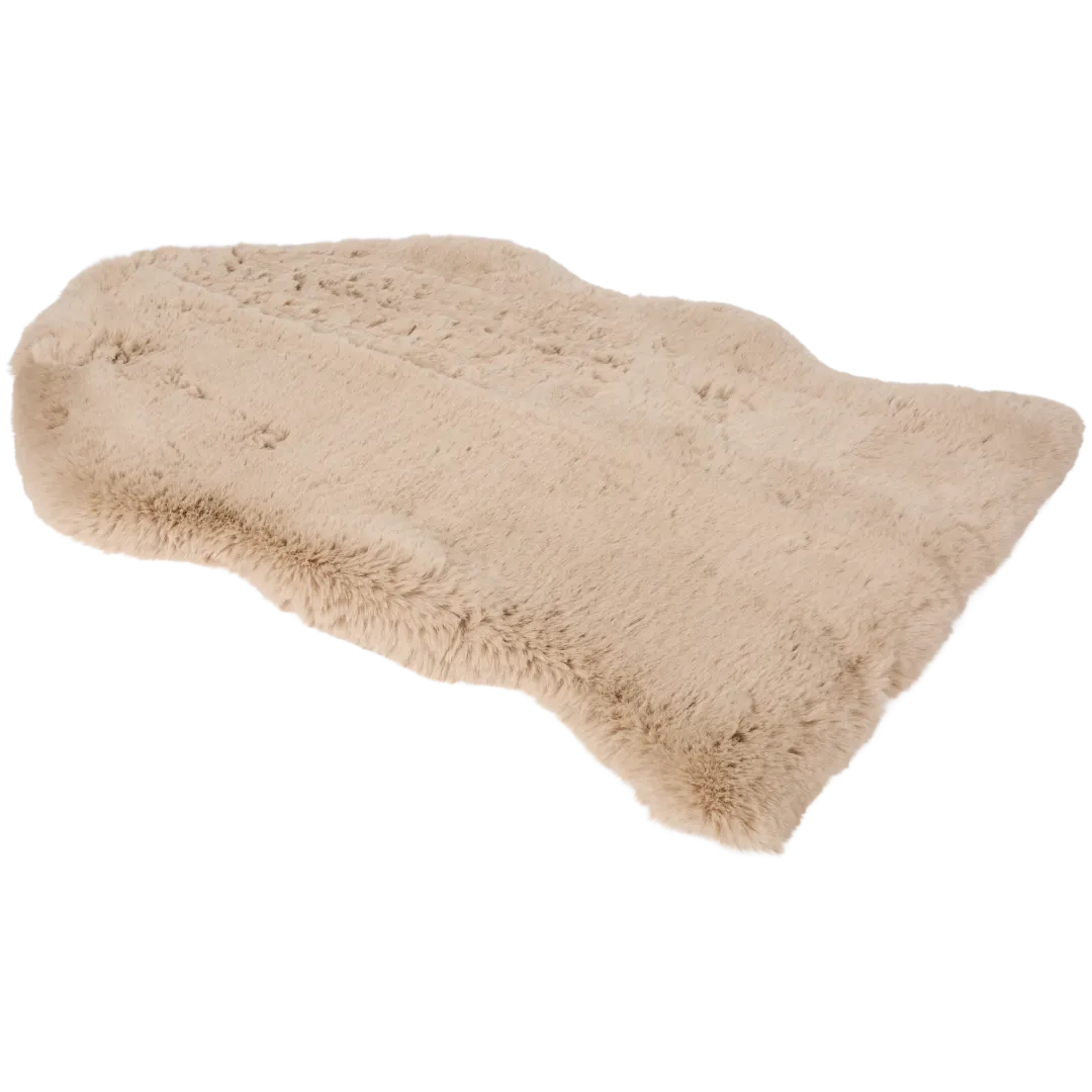 Tapis en fausse fourrure