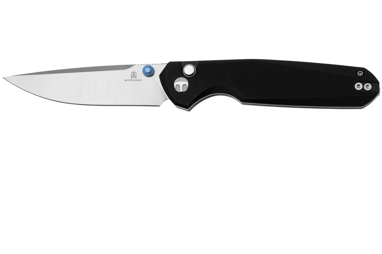 Bestechman Velix BMK07A 14C28N, Black G10 zakmes, Ostap Hel design