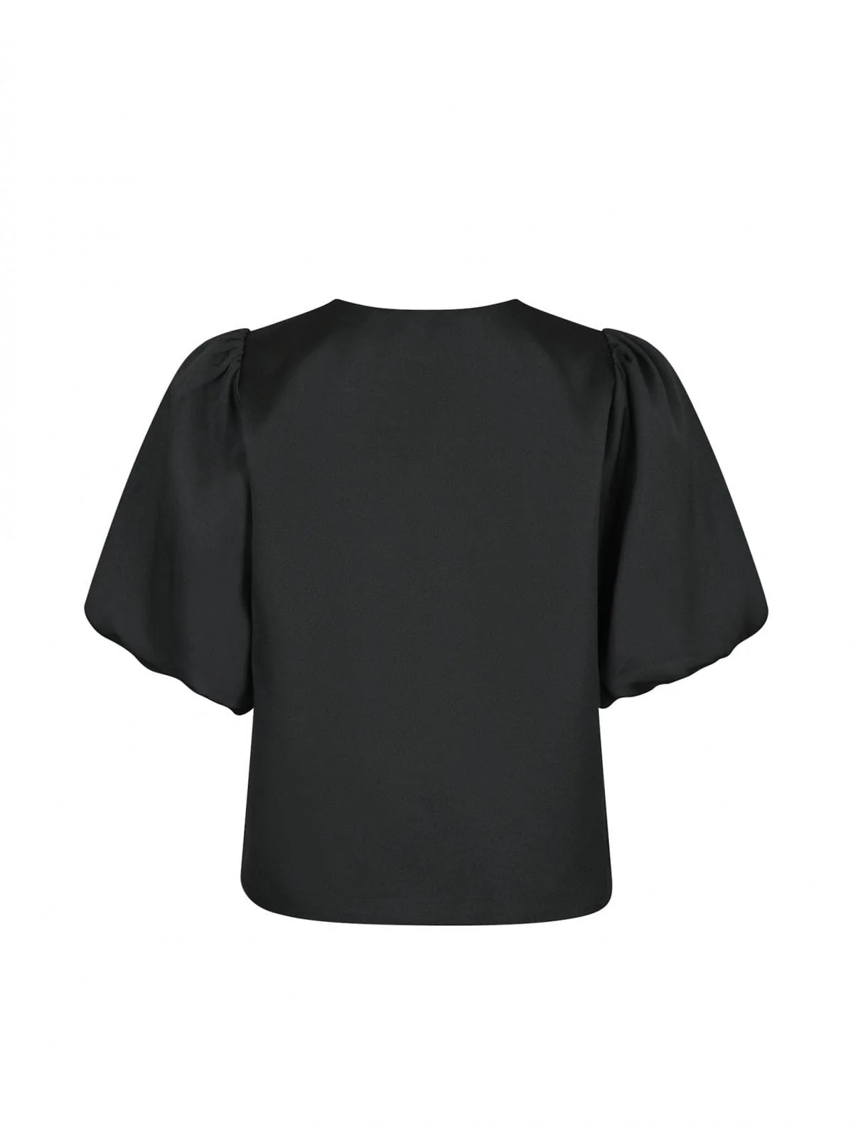 Neo Noir Aska Dull Satin Blouse black