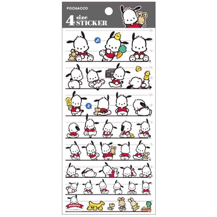 Kamio Japan - POCHACCO 4-formaat sticker