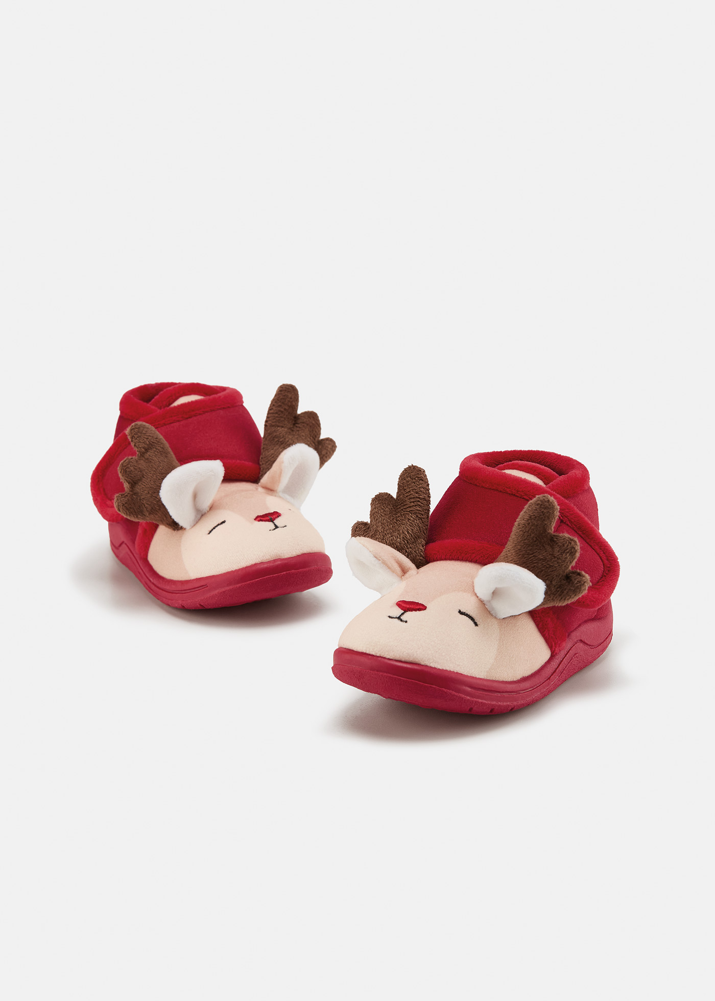 Pantufas de bebê com orelhas