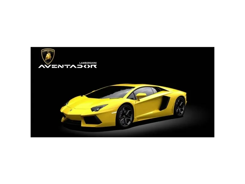 Pocher Lamborghini Aventador LP700-4 - Yellow 1:8 Modelbil