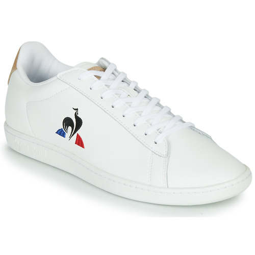Le Coq Sportif - COURTSET - Blanc / Cognac