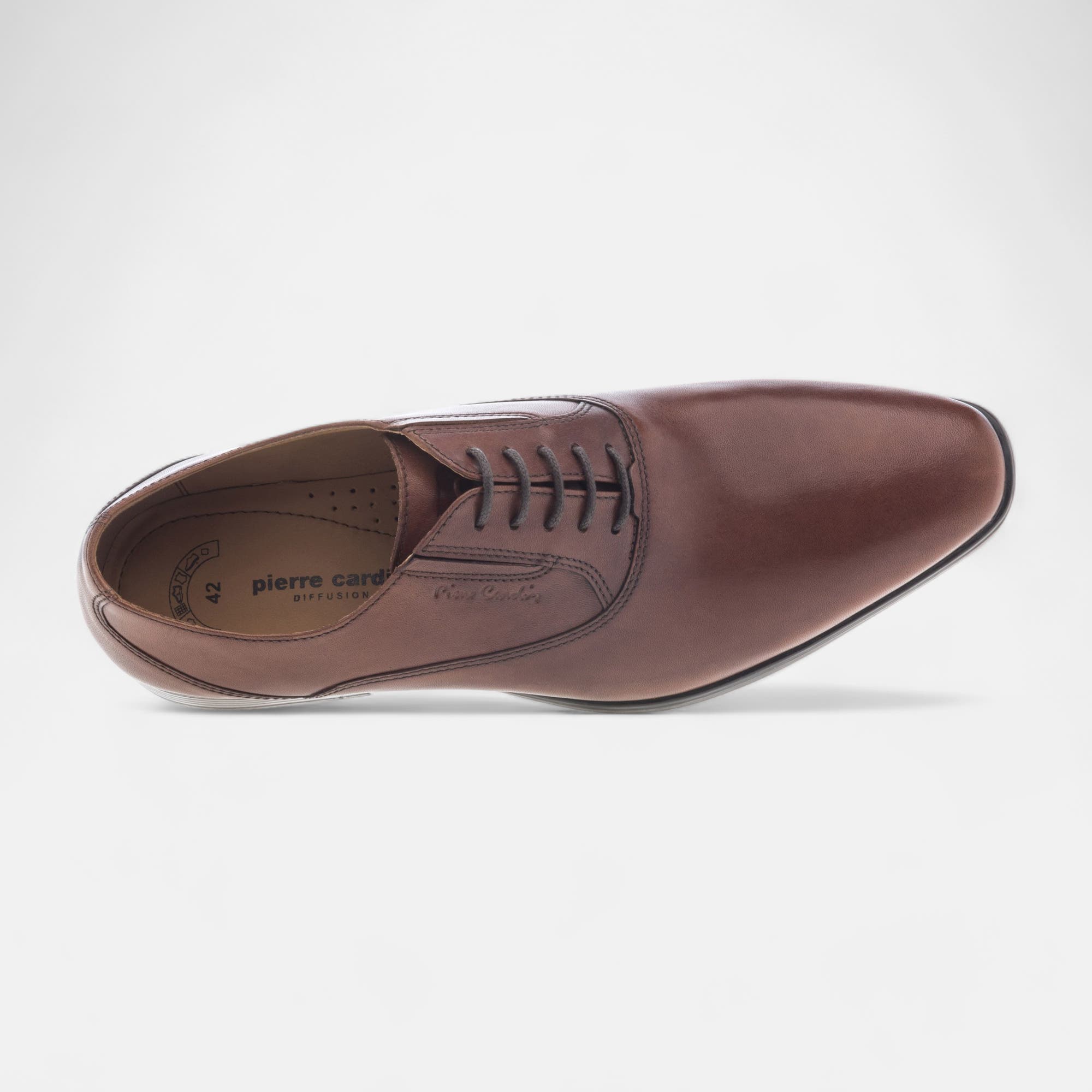 Richelieus Homme en cuir cognac