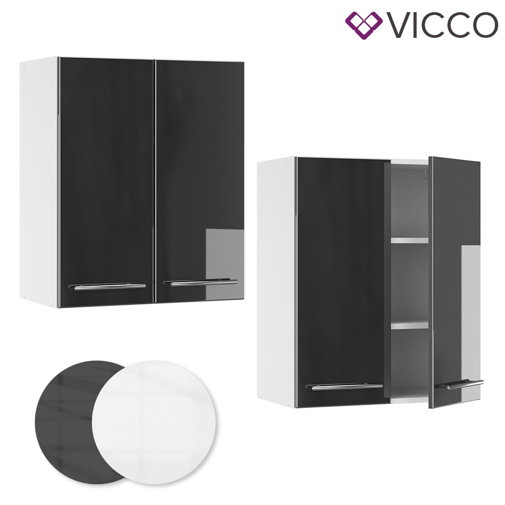 VICCO Hängeschrank 60 cm Anthrazit Küchenzeile Unterschrank Fame