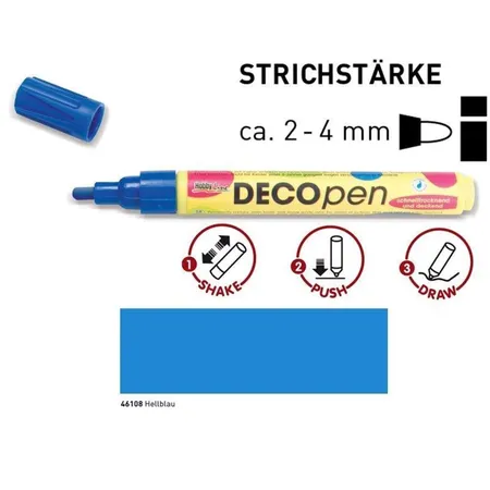 KREUL DecoPen Hellblau 2-4 mm