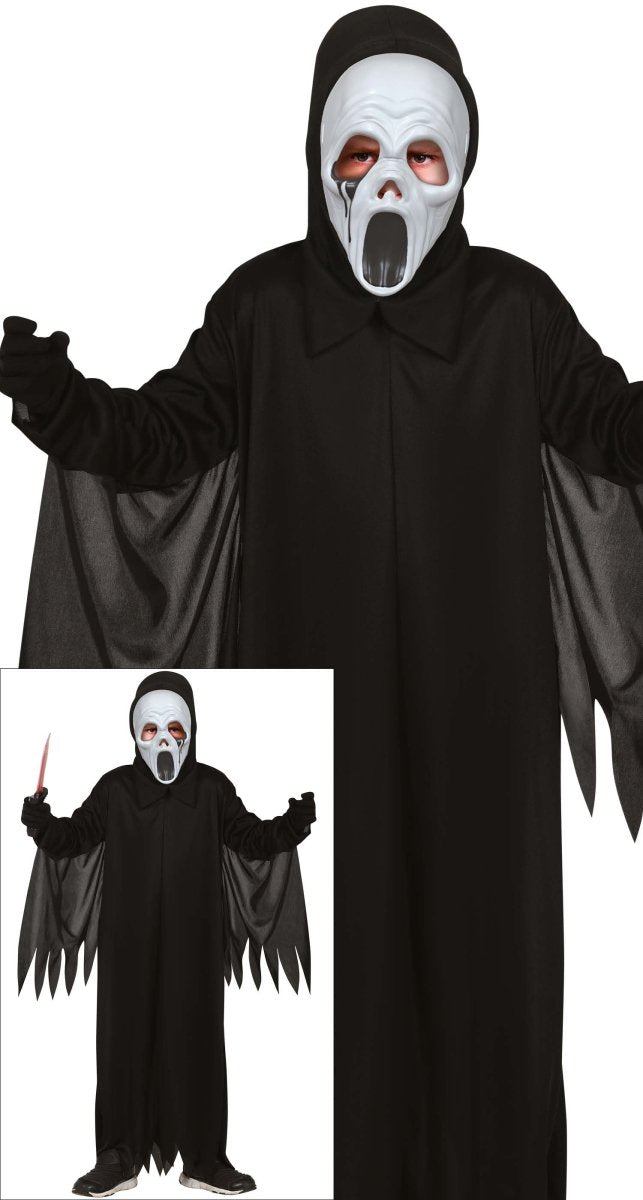 Halloween Kostuum Zwart Kind Geest