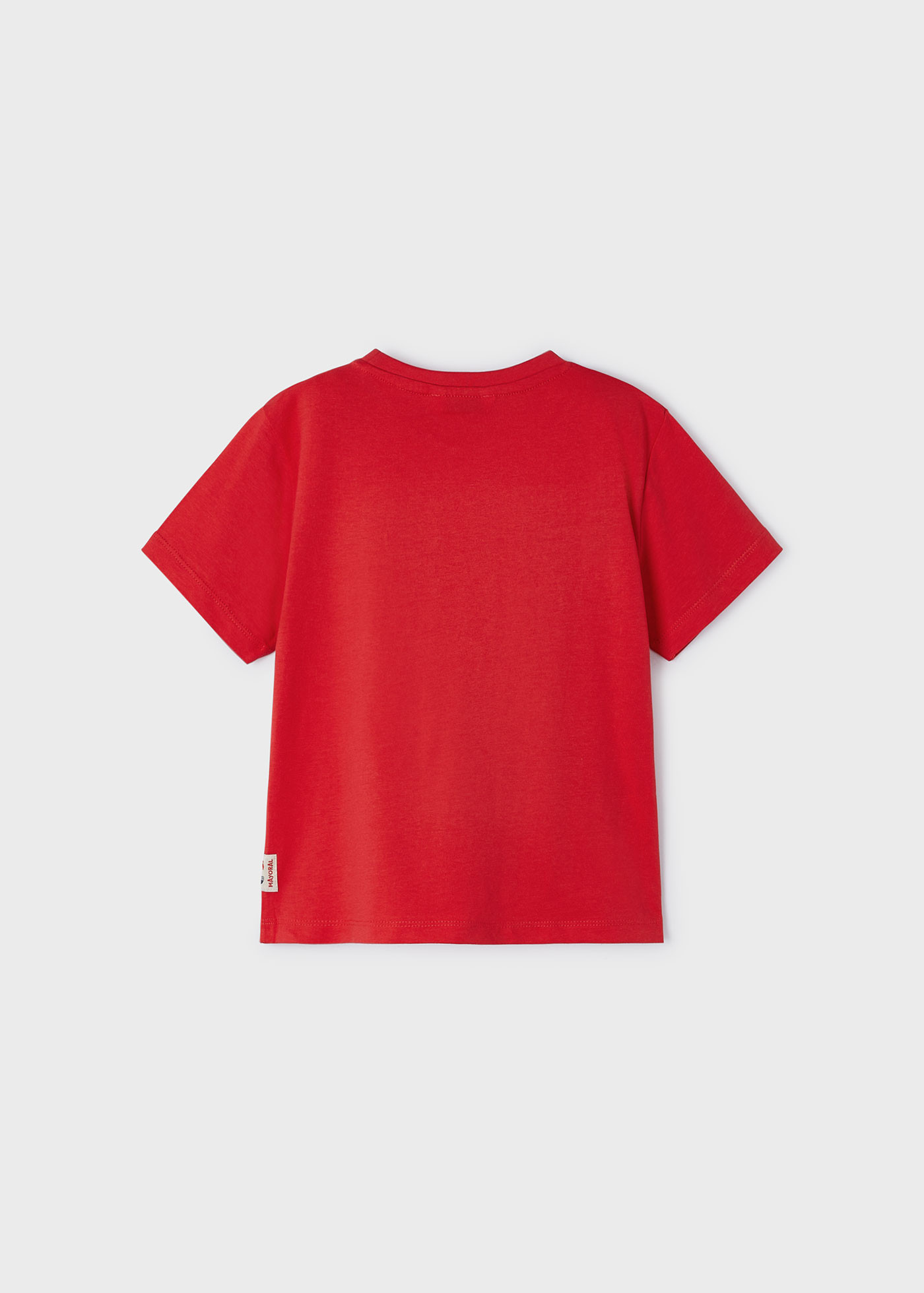 Camiseta infantil Better Cotton com estampa em relevo, White-City