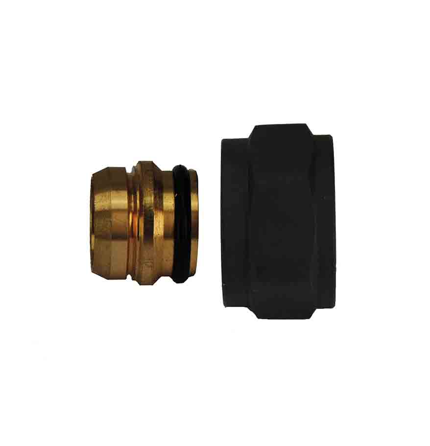 Mueller adaptor eurokonus/knel 15mm zwart mat