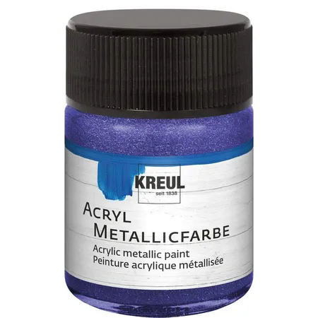 KREUL Acryl-Metallicfarbe 50ml Metallic-Violett