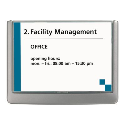 Durable Click Sign - Plaque de porte - A6 paysage