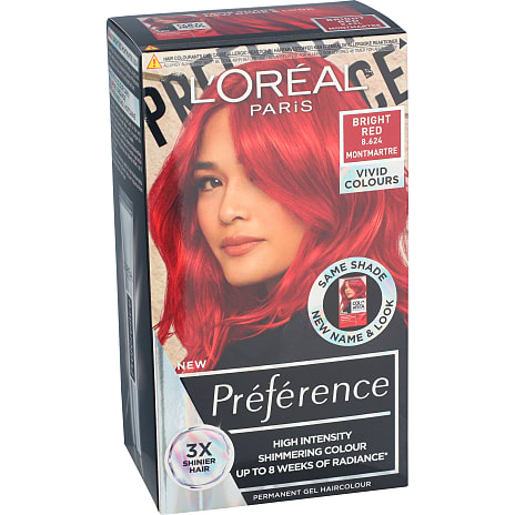 Permanent hårfarve 8.624 Bright Red C29