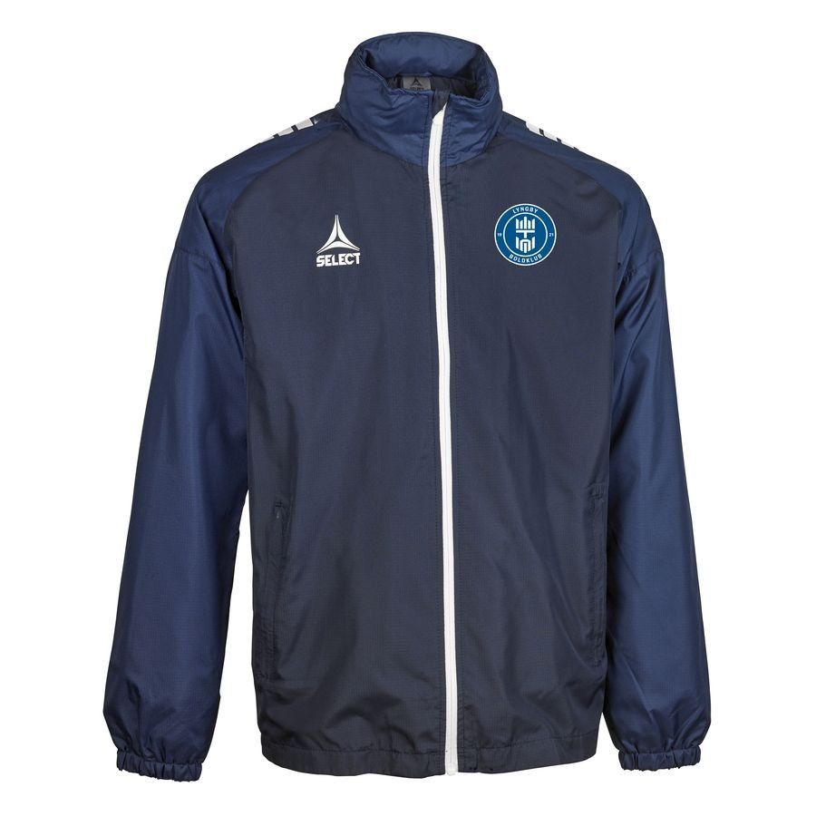 Lyngby BK Veste d'Entraînement - Bleu Marine/Blanc (KUN NAVNETRYK)