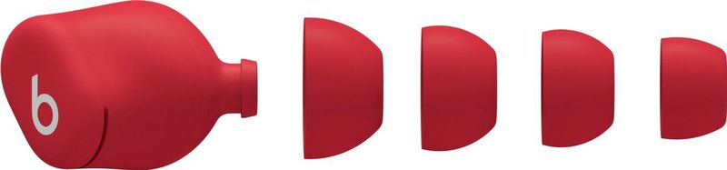 Apple Beats Solo Buds Echt draadloze oortjes Transparant rood
