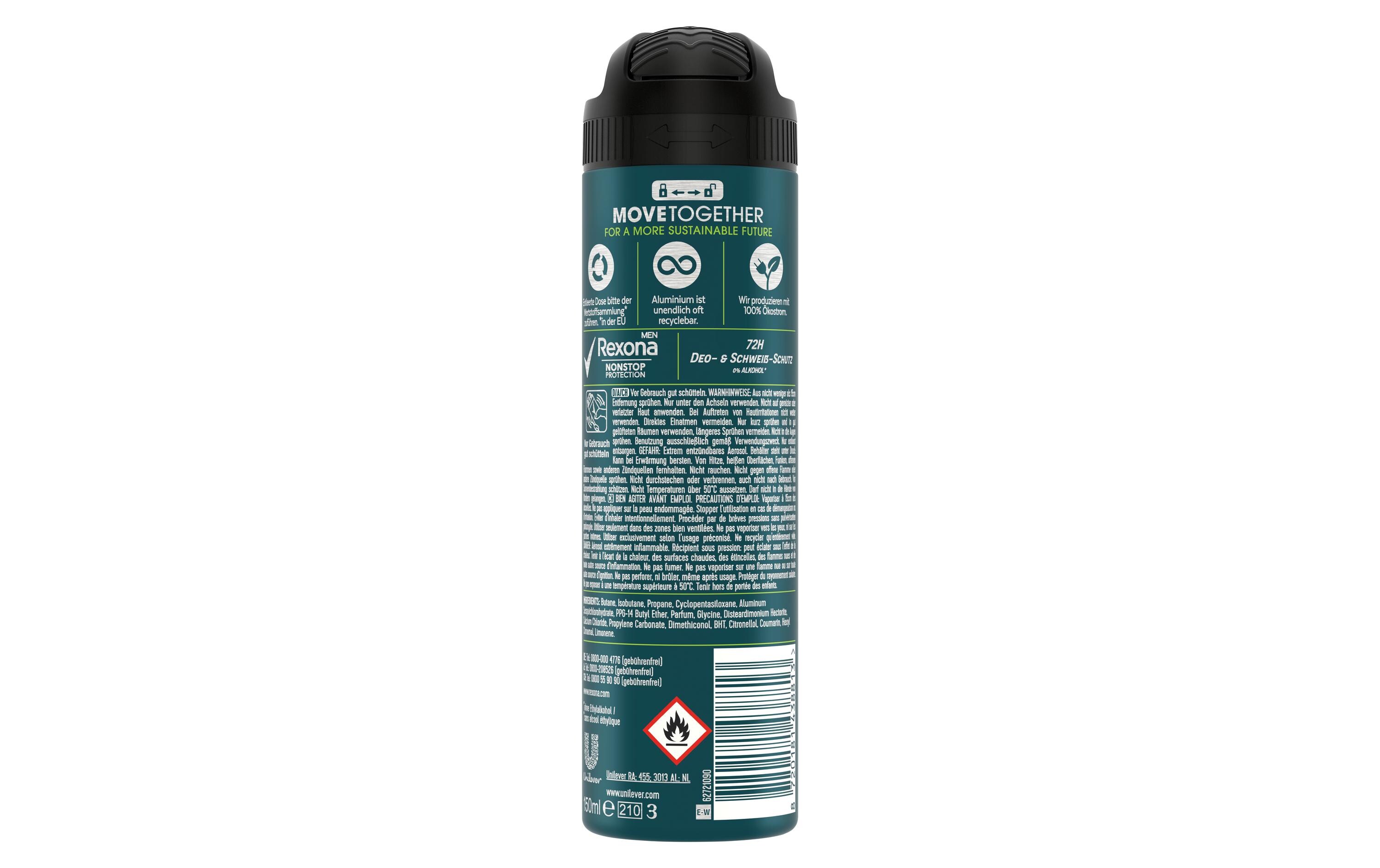 Deo Spray Nonstop Protection Extreme Dry 150 mlAnti-Transpirant Spray reduziert Geruch und Achselnässe