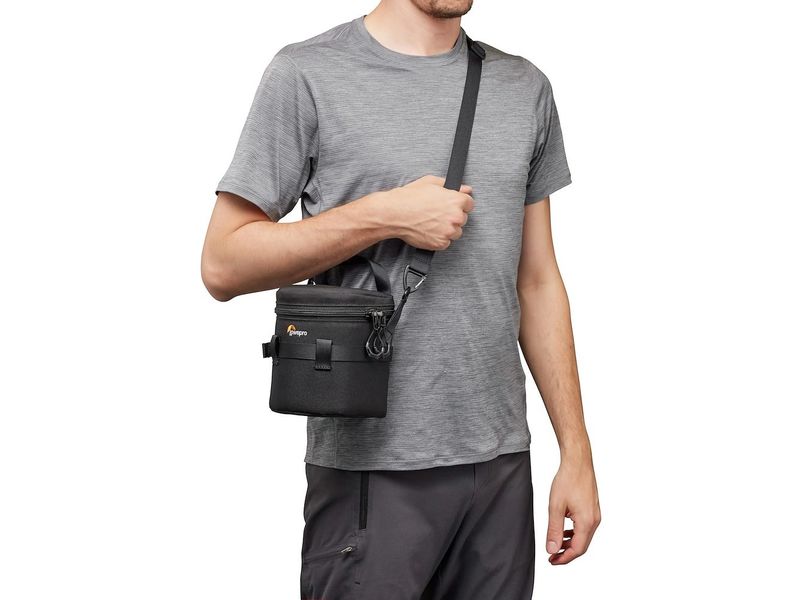 Lowepro Objektivtasche ProTactic LCS 11 x 15 III Gepolsterte Tasche mit Zurrgurt für Objektive bis zu 11 cm Durchmesser und 15 cm Länge