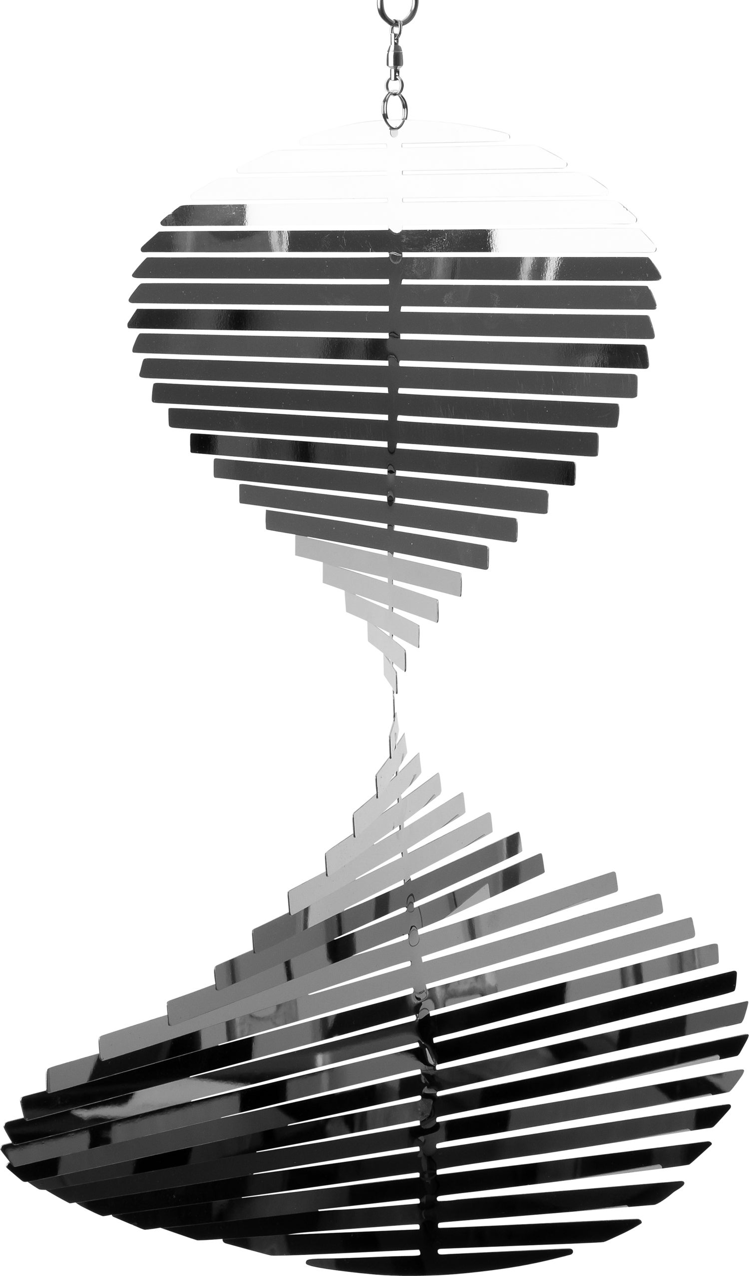 Intratuin windspinner Ventus zilver 24 x 30 cm