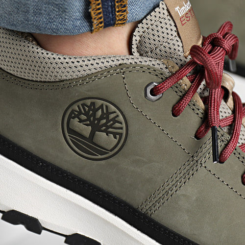 Baskets Windsor Trail Mid A5TY4 Dark Green Nubuck
