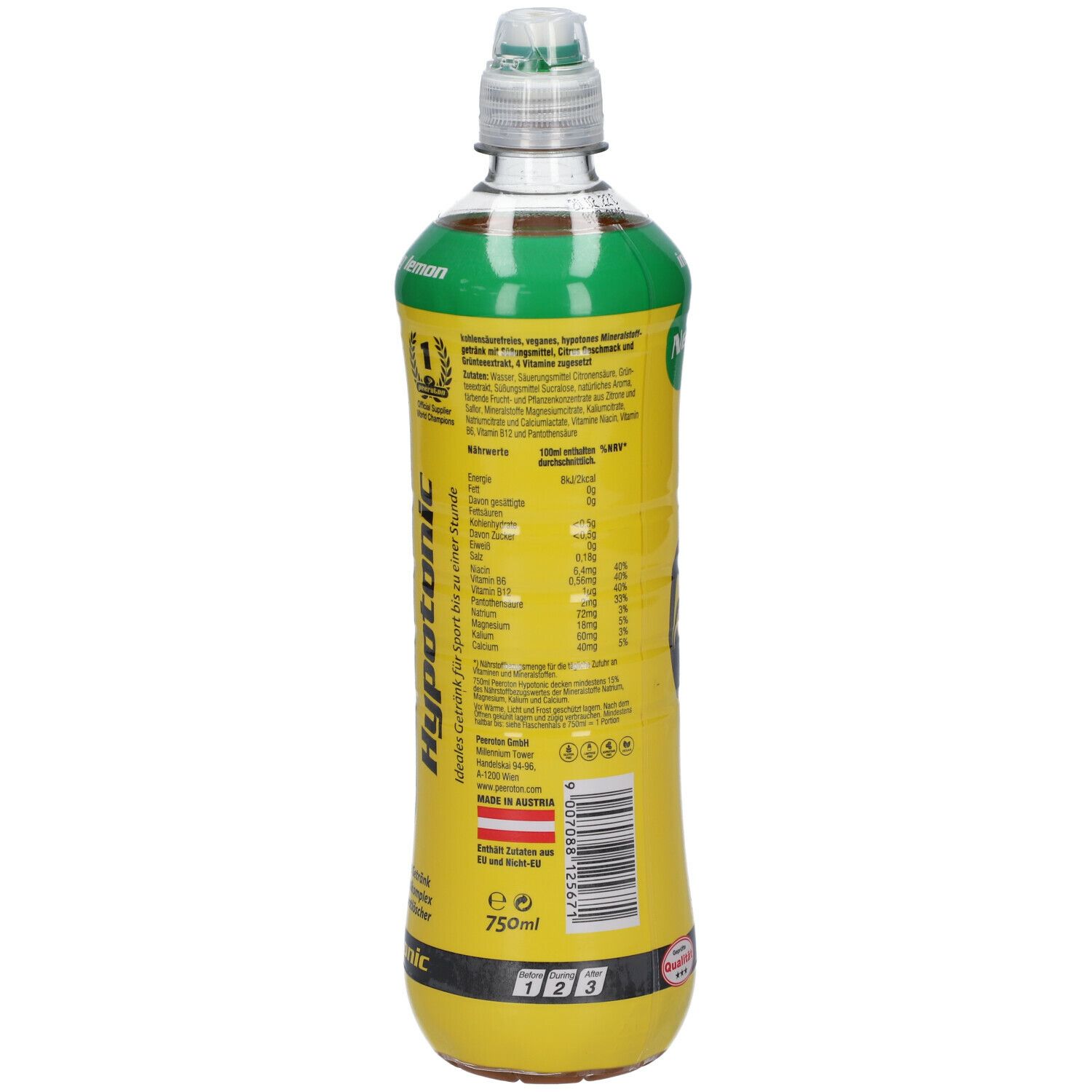 peeroton® Hypotonic Sports Drink, Inspiring Lemon