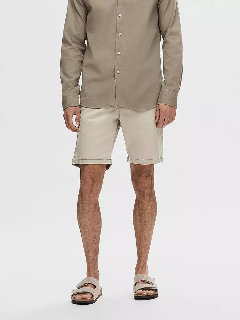SELECTED Shorts SLHSLIM-MILES beige