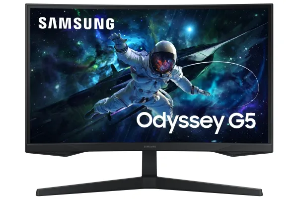 Samsung Odyssey G5 S27CG554EU - G55C Series - LED-skærm - gaming - kurvet - 27