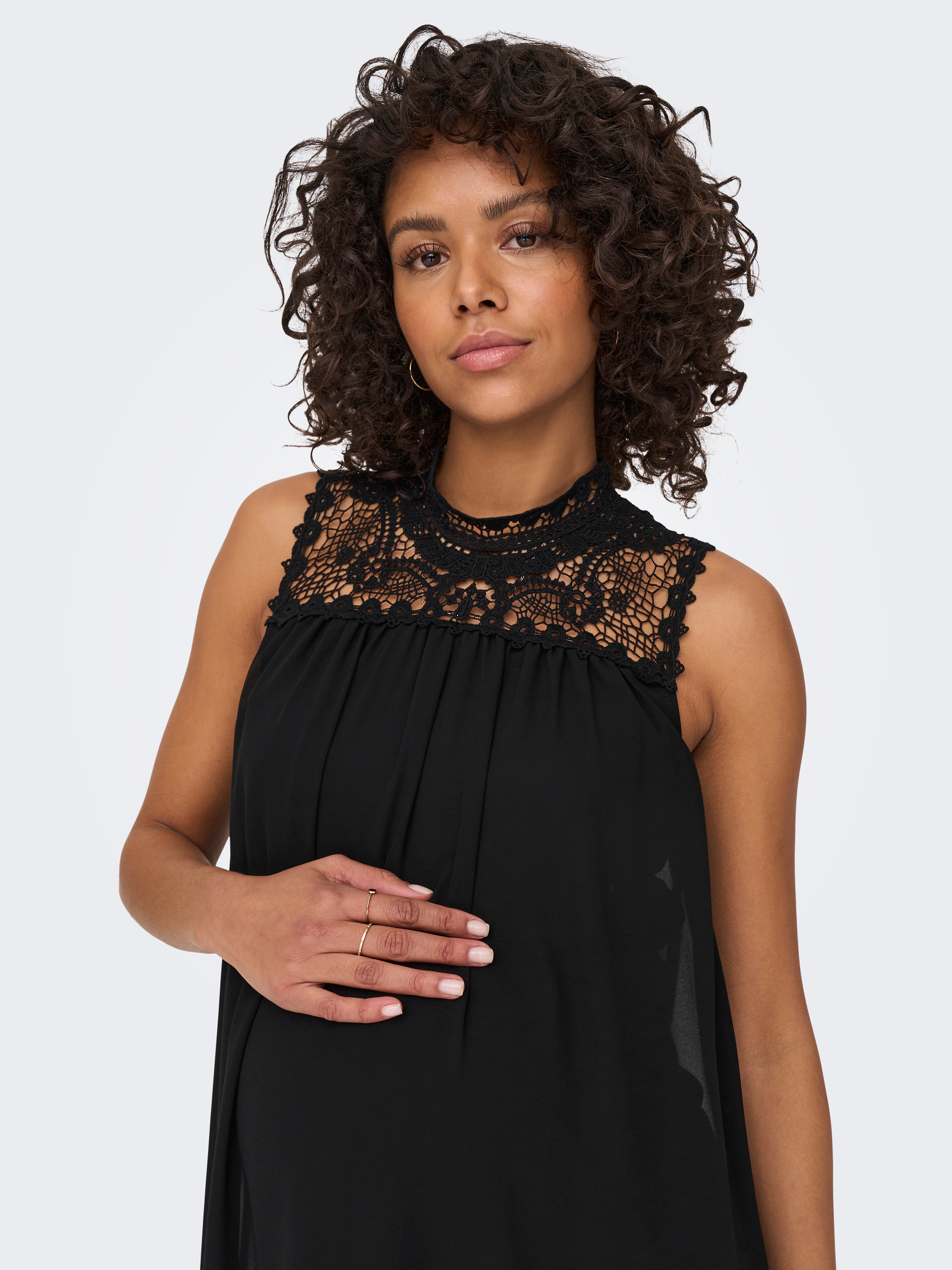 OLMNEW Kurzes Kleid Black