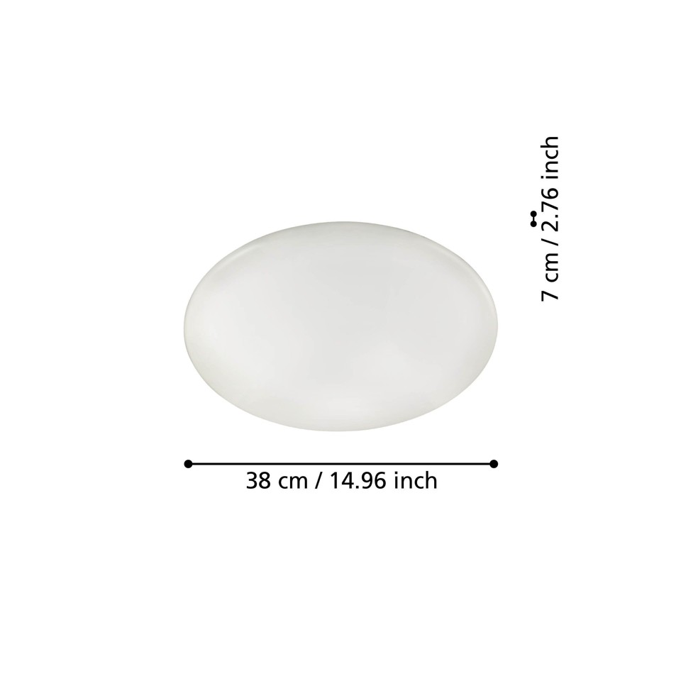 EGLO - Totari-Z plafond hvid Ø38 - TW - Zigbee, Bluetooth