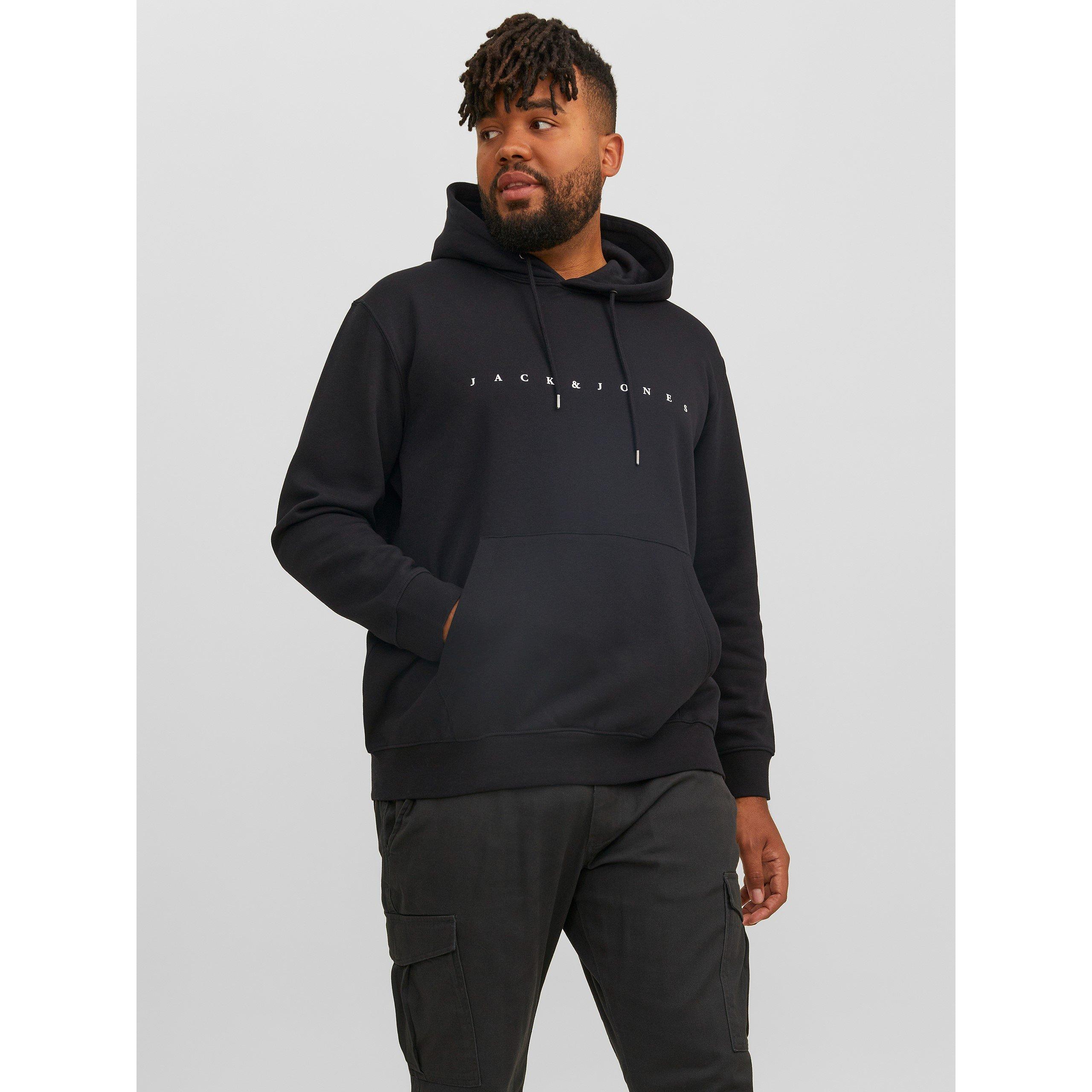 Jack and Jones Jack Star Sweat Hoodie Mens Plus Size