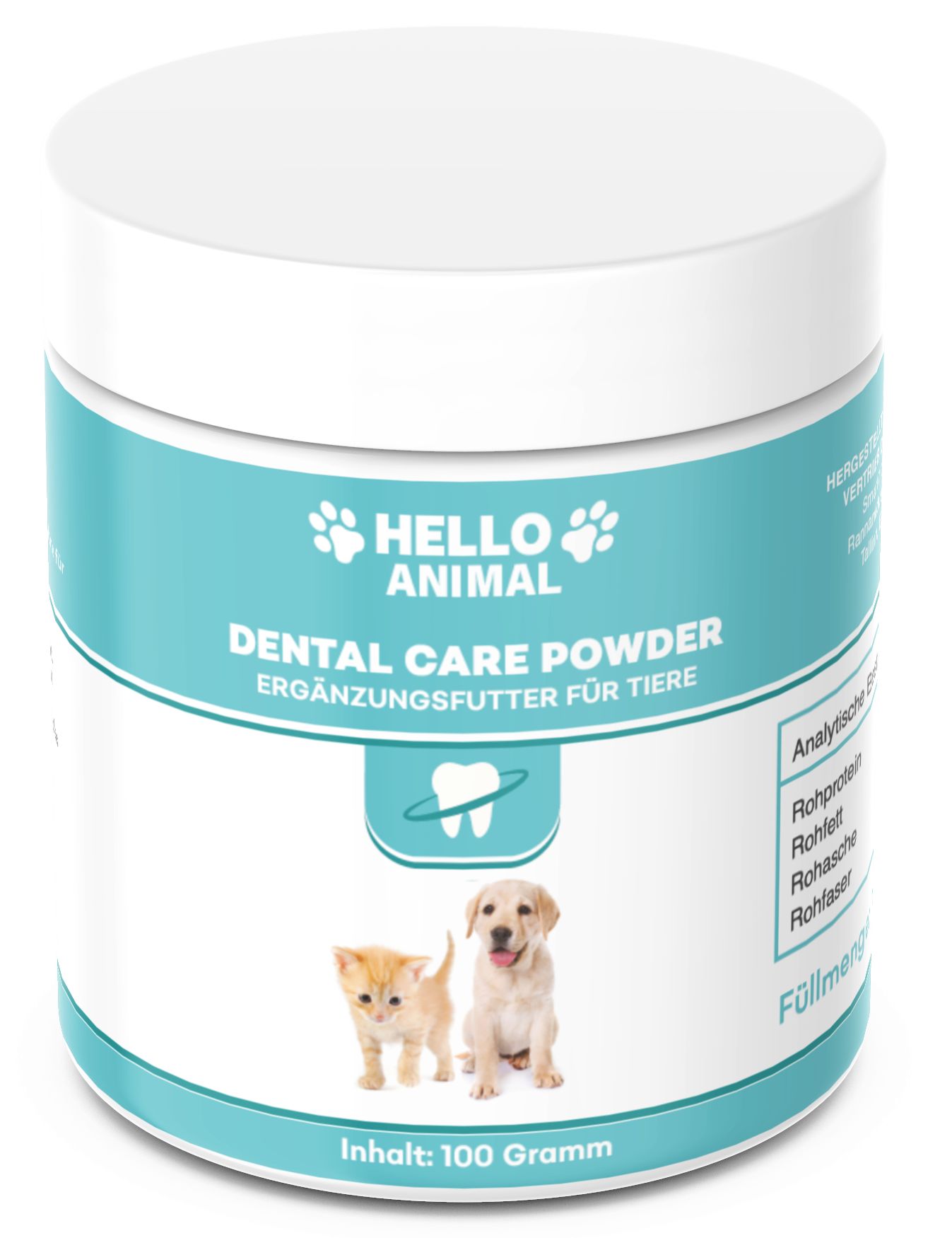 Hello Animal® | Dental Pulver | gegen Zahnbelag & Maulgeruch