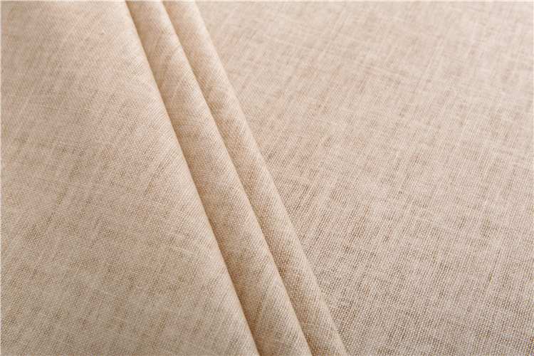 (130x220cm) Leinen-Baumwoll Tischdecke Esszimmer Home Deko Wasserabweisendes Tisch Tuch Uni Design - Beige