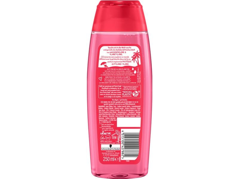 Fa Duschcreme Fiji Dream 250 ml Pflegedusche mit frischem Duft von Wassermelone und Ylang Ylang