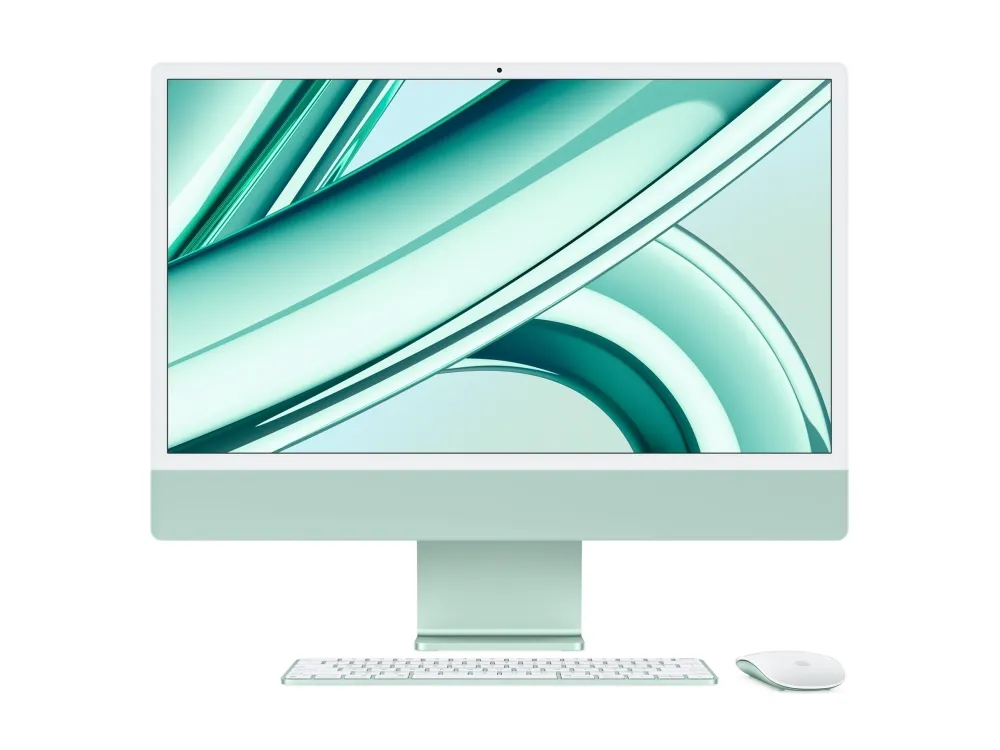 Apple iMac with 4.5K Retina display - Alt-i-én M4 - RAM 16 GB - SSD 256 GB - Apple M4 10-core - Gigabit Ethernet, IEEE 802.11ax (Wi-Fi 6E), Bluetooth 5.3 - macOS Sequoia 15.0 - skærm: LED 24