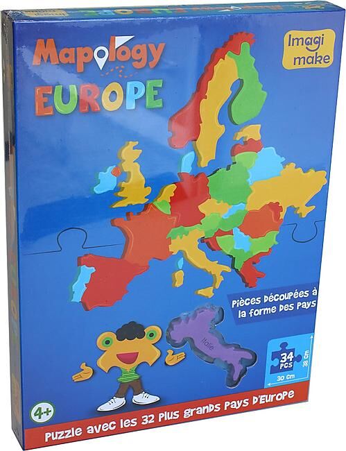 IMAGI MAKE - PUZZLE EUROPE 34 PIECES