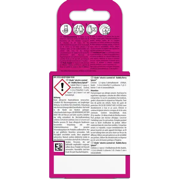 Electric Scented Oil Duftstecker Nachfüller Bubbly Berry Splash