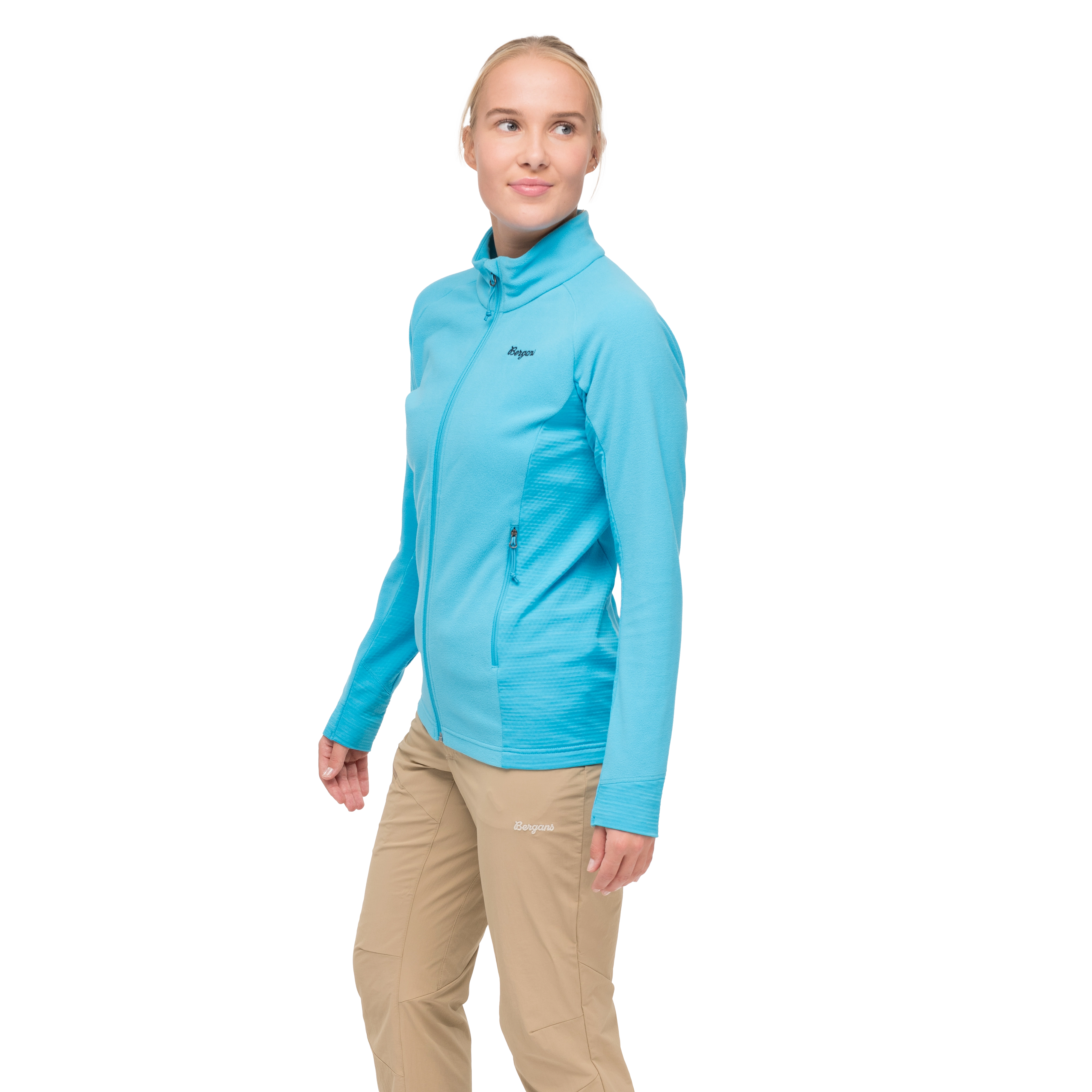 Rabot Fleece Midlayer Jacket Women Aqua Lagoon