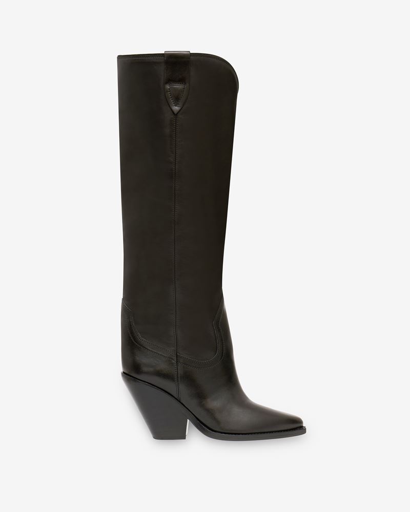 BOTTES EN CUIR VELOURS LOMERO