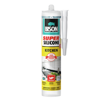 Bison super siliconenkit keuken transparant 310 ml