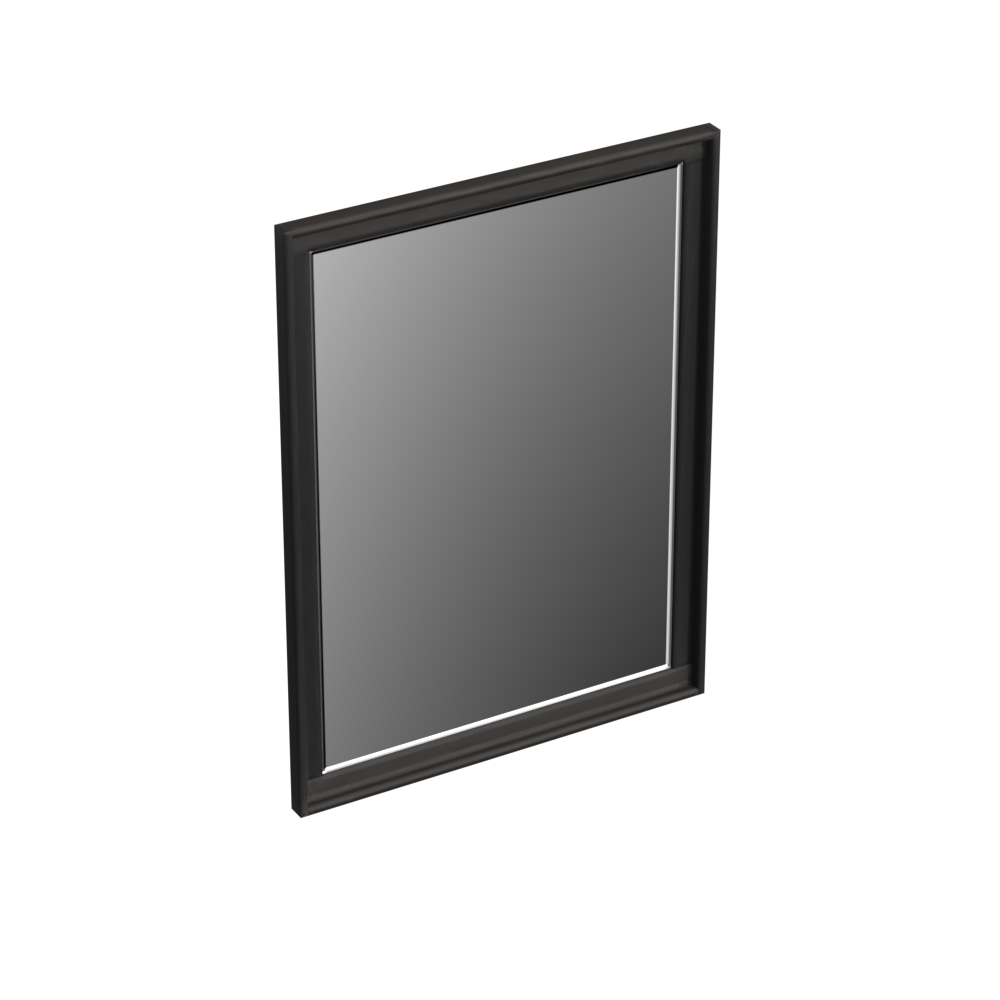 Forzalaqua Reno spiegel 60x80cm black oiled